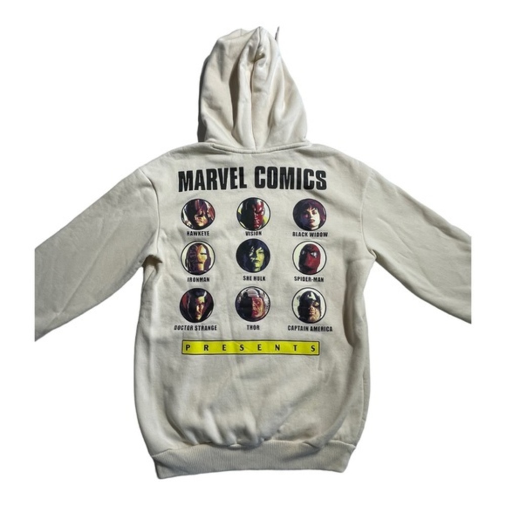 Marvel Comics Hooded Graphic White Comics Sweatshirt Size Small She Hulk‎